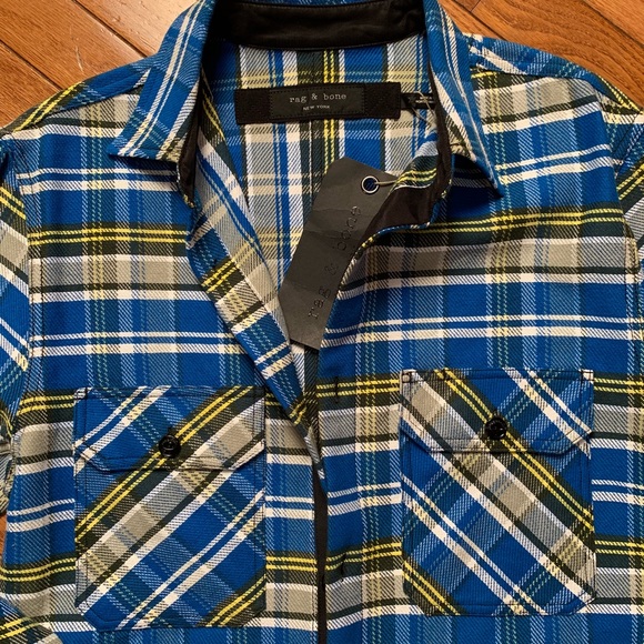 🆕RAG AND BONE Hudson plaid shirt jacket - Picture 4 of 6